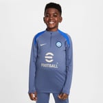 Inter Treningsgenser Dri-FIT Strike Drill - Blå/Blå Barn - Nike, størrelse S: 128-137 cm