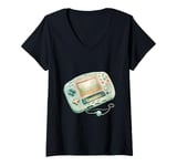 Womens Video Game Console Controllers Retro 80's 90's Arcade Gamer V-Neck T-Shirt