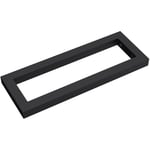 Sogood - querre de Fixation Plan de Toilette Étagère Tablette Murale Porte-Serviette en Acier Inoxydable 2 Pièces Noir 40x2,5x15cm WH01 - Noir mat |