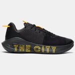 Chaussure de basket Curry 6 FloTro « The City » unisexe Noir / Jet Gris / Taxi 40