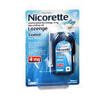 Nicorette Nicotine Polacrilex Lozenges Coated Ice Mint 4mg 20 Each