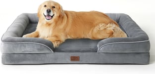 Bedsure Dog Sofa Bed Extra Large - Washable Orthopedic Dog Beds and Couch with