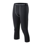 Leggings De Sport À Séchage Rapide Pour Hommes,Collants De Course,Leggings D'entraînement,Pantalons Courts De Fitness,Vêtements De Sport Pour Hommes,Crossfit,Basket-Ball