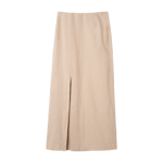 Carin Wester Kjol i linnemix IMANE Beige