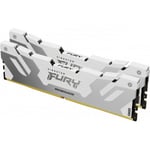 Kingston FURY Renegade DDR5 6800 MHz CL36 32 Gt -minnesmodulpaket, vit