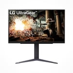 LG UltraGear Gaming Monitor 27GS75Q, 27 inch, 1440p, 180Hz, 1ms Response Time, IPS Display, HDR 10, NVIDIA G-Sync & AMD FreeSync compatible, Smart Energy Saving, DisplayPort, HDMI