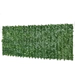 Outsunny - Haie artificielle brise-vue décoration rouleau 3L x 1H m feuillage réaliste anti-UV vert