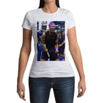 T-Shirt Femme Col Rond Champion Celebration Vainqueur Rafael Nadal Tennis Superstar Sport