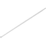 TRU Components 1578089 Cable Ties 500 mm 7.80 mm White Heat Stabilised Pack of 100