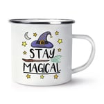 Stay Magical Enamel Mug Cup Funny Joke Magical Spell Witch Wizard