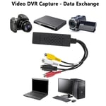 Audio Audio Video Capture Card DVD PC Adapter USB 2.0 VHS To DVD Converter