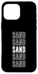 Coque pour iPhone 16 Pro Max Vêtements Sable Sable