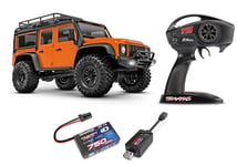 Traxxas 97054-1 TRX-4M Land Rover Defender 4x4 1/18 RTR Battery Charger Orange