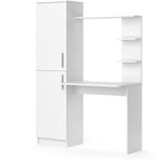 Vicco - Bureau Tessa, Blanc, 122.9 x 52 cm