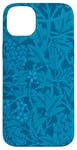 Coque pour iPhone 14 Plus Étui bleu Coquette Fleurs Vintage Fleurs