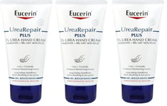 3 x Eucerin - Urea Repair Plus - Hand Cream - 75ml