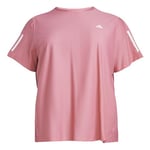 adidas Female Own The Run T-Shirt Plus Size XL (Plus Size)