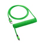 Cablemod Classic Coiled Cable - Viper Green 1.5m Usb A Usb C Grønn