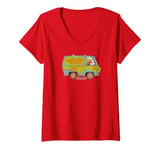 Womens Scooby-Doo The Mystery Machine Driving V-Neck T-Shirt