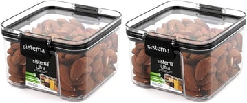 Sistema Ultra Tritan Airtight Pantry Storage Container | 460 ml Square Food | |