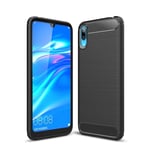 Huawei Y7 Pro 2019 Carbon Fibre Case  Black