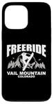 Coque pour iPhone 13 Pro Max Snowboard Freeride Vail Mountain Colorado