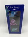 Paul Smith DINO Socks Pack of 3 in a Box Dino the T-Rex Dinosaur