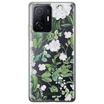 Babaco ERT GROUP mobile phone case for Xiaomi 11T 5G / 11T PRO 5G original and officially Licensed pattern Flowers 034 optimally adapted to the shape of the mobile phone, partially transparent