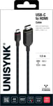 Unisynk USB-C til HDMI 4K60Hz kabel (1,5 meter)