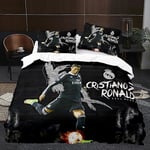 Spelare K6# 3D Tredimensionell Tredelad Set Storlek Fotboll Serie C Ronaldo Överkast Hemtex