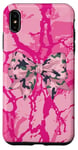 Coque pour iPhone XS Max Nœud rose camouflage