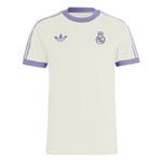 Real Madrid T-shirt Og 3-stripes - Vit/magic Lilac - adidas, storlek Small