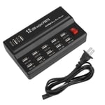 12 Ports Usb Hub 5V 12A Power Adapter Charging Station Adapter Charger Hom Set