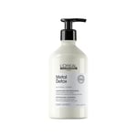 L’Oréal Professionnel, Shampoing Anti-Métal, Cheveux Abîmés & Cassants, Colorés ou Naturels, Detoxifie & Renforce la Fibre, Sans sulfate, Technologie brevetée, Metal Detox, Série Expert, 500ml