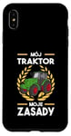 Coque pour iPhone XS Max Farmers My Tractor My Rules Mój Traktor Mon Zasady Tractor