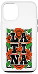 Coque pour iPhone 13 Latina Roses Rosa Hispanic Heritage Mexicain Viva Mexico