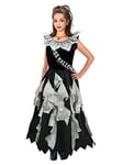 Bristol Novelty CC179 Zombie Prom Queen Costume, Grey, Age 8-10 Years