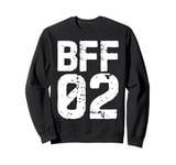 Vintage BFF 02 Best Friends Matching Bestie Friendship Day Sweatshirt