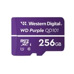 WD Purple 256GB Surveillance microSD XC Class - 10 UHS 1