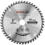 Saxton TCT Circular Saw Blade 150mm x 48T fits Ryobi Bosch Makita etc