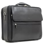 Katana - Attaché-case business en cuir 17" - noir - 2726