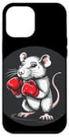 iPhone 13 Pro Max Boxing White Rat Costume for a Fun and Playful Vibe Case