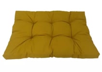 Matelas coussin palette Easy for life jaune cumin L.120 x l. 80 x ep.10 cm