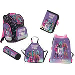 Monster High School Bag Set 5 delar Skolväskor 661389