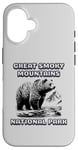 Coque pour iPhone 16 Vacances avec des ours dans le parc national des Great Smoky Mountains