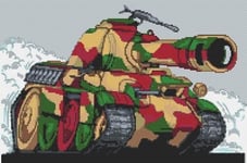 Panther Tank Cross Stitch Kit