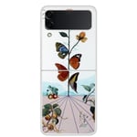 Samsung Galaxy Z Flip3 5G mobilskal - Butterfly Flower Butterfly Flower