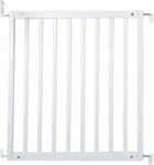 Safetots Simply Secure Barrière de sécurité en bois, 72 cm - 79 cm, Blanc, Barrière d'escalier en bois, Barrière de sécurité vissée pour bébé, Élégante et pratique