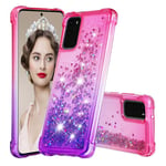 Samsung Princess Galaxy S20 kuoret - Ruusu / Violetti