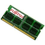 Fujitsu DDR3 - modul - 1 GB - SO DIMM 204-pin - 1066 MHz / PC3-8500 - ikke-bufret